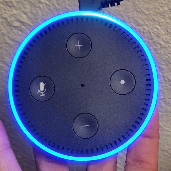 2nd Generation Echo Dot & Wall Mount, Black - Picture 3 of 6